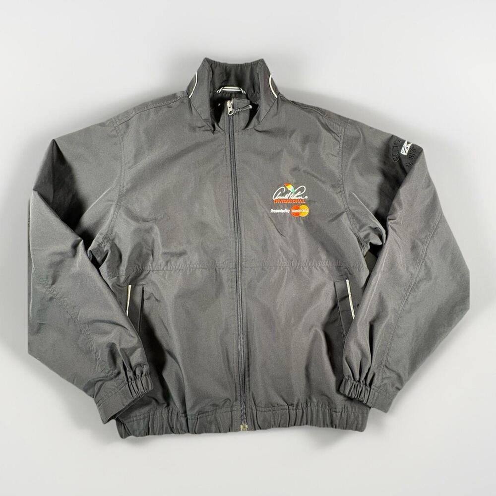 Cutter & Beck Weather Tec Arnold Palmer invitational jacket Mend sz S (A26)